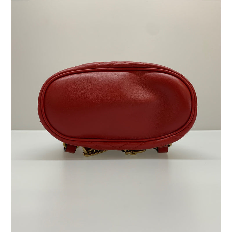 GUCCI/Backpack/RED/Leather
