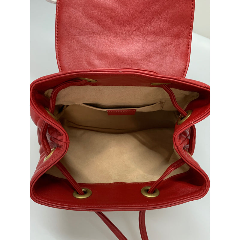 GUCCI/Backpack/RED/Leather