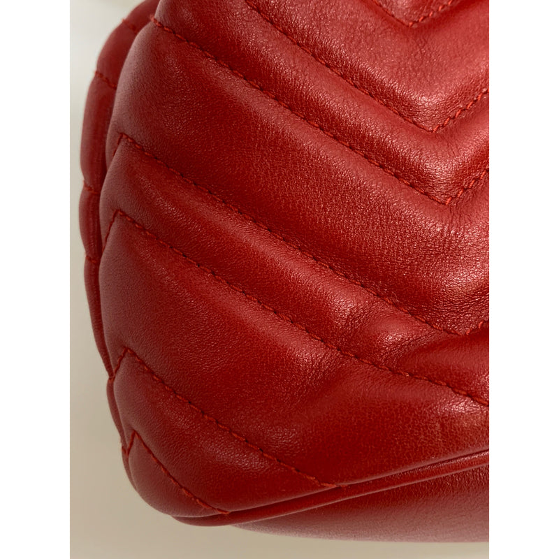 GUCCI/Backpack/RED/Leather