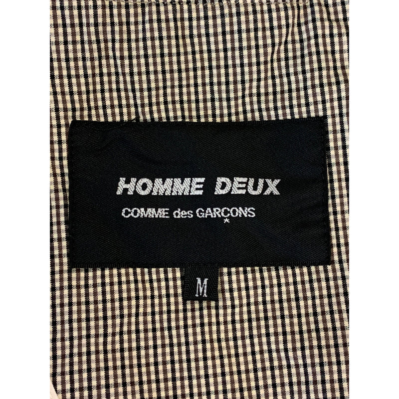 COMME des GARCONS HOMME DEUX/Tailored Jkt/M/BRW/Cotton/Plaid