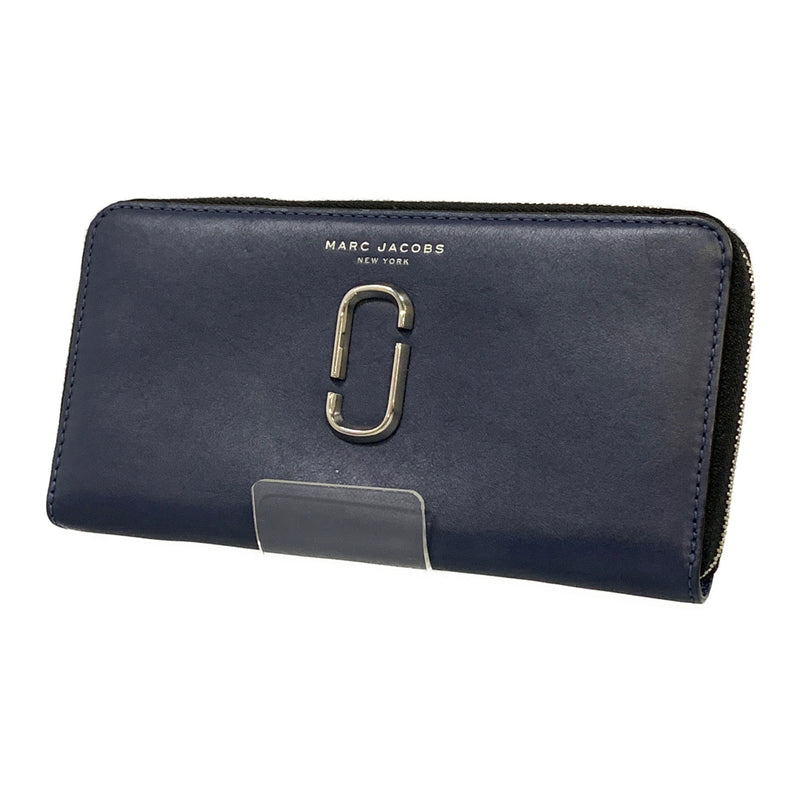 MARC JACOBS/Long Wallet/NVY/Leather