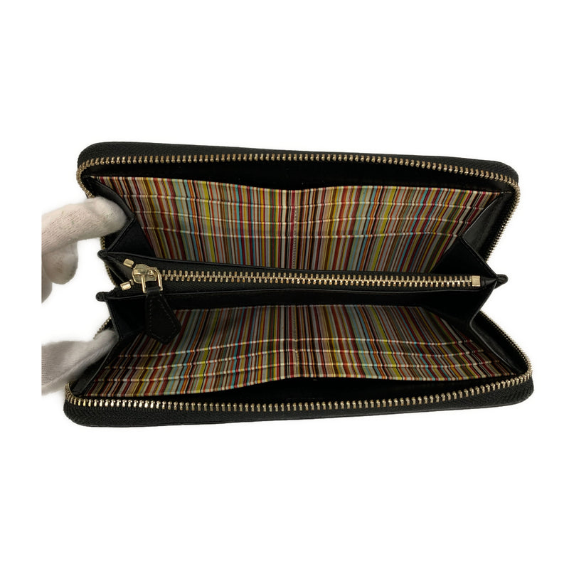 Paul Smith/Long Wallet/BLK/Leather