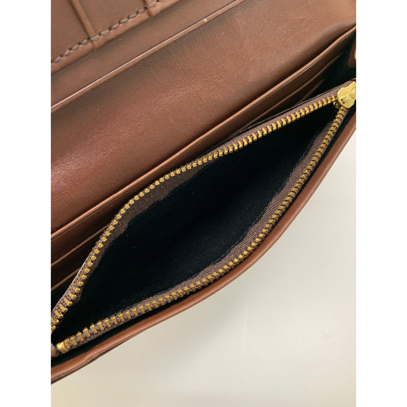 Paul Smith/Long Wallet/BRW/Leather/Plain
