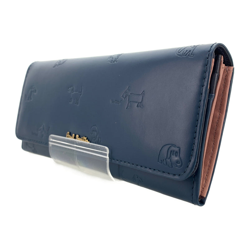 Paul Smith/Long Wallet/NVY/Leather