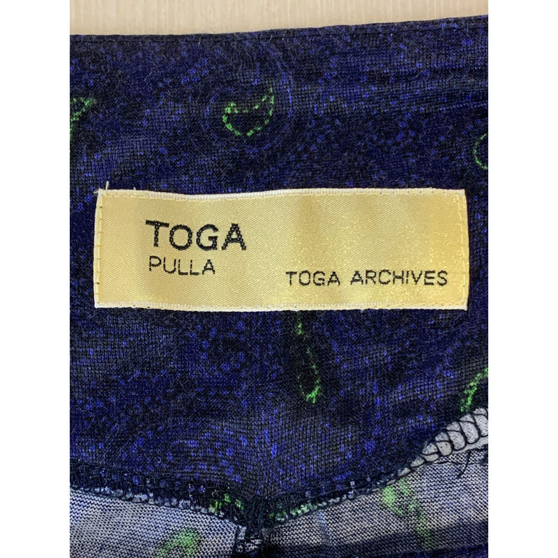 TOGA PULLA/Straight Pants/1/NVY/Paisley