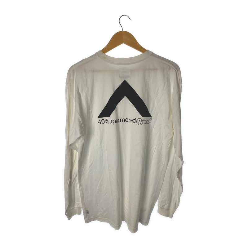 WTAPS/LS T-Shirt/3/WHT/Cotton