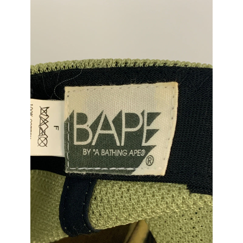 A BATHING APE/Cap/FREE/KHK/Cotton/Camouflage