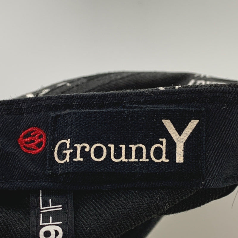 Ground Y/Cap/GRY/Wool/All Over Print