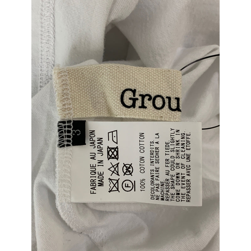 Ground Y/LS T-Shirt/3/WHT/Cotton/Plain