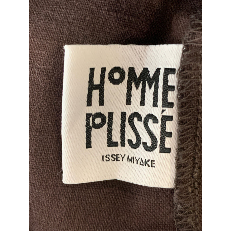 HOMME PLISSE ISSEY MIYAKE/SS Shirt/3/BRW/Linen/Plain