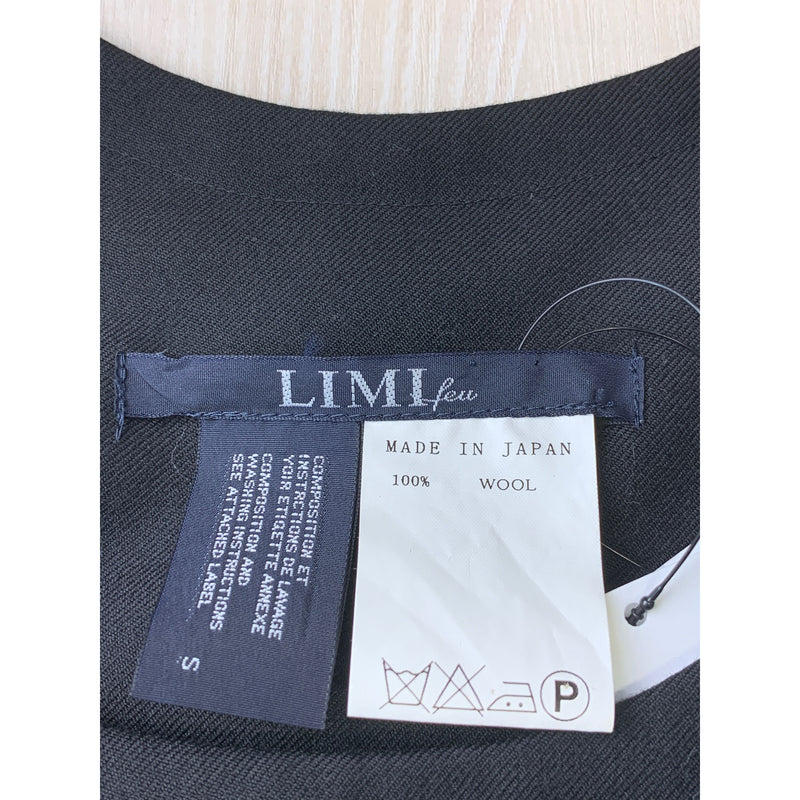 LIMI feu/Dress/S/BLK/Wool/Plain