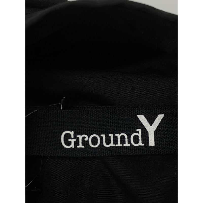 Ground Y/LS Shirt/3/BLK/Cotton
