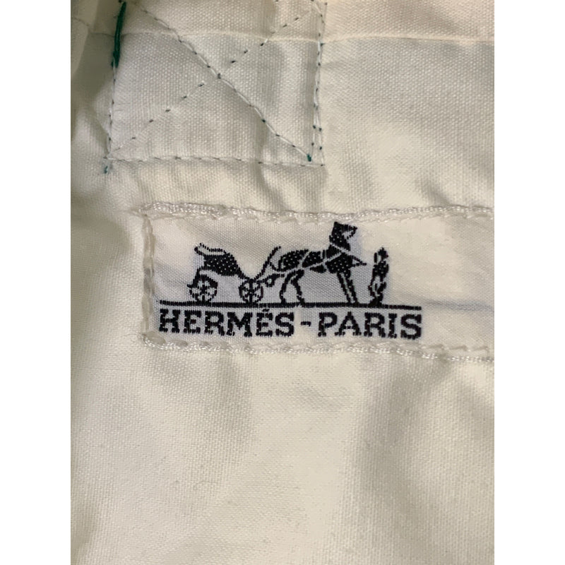 HERMES/Cross Body Bag/GRN/Canvas/All Over Print