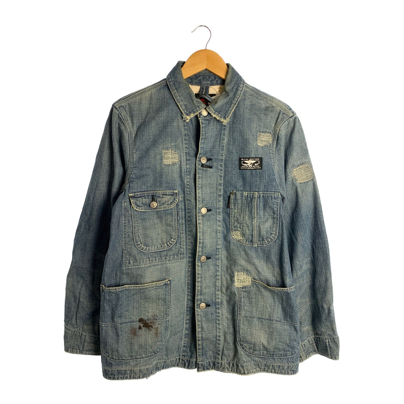 QUENCH/Coverall/M/IDG/Denim/Animal Pattern