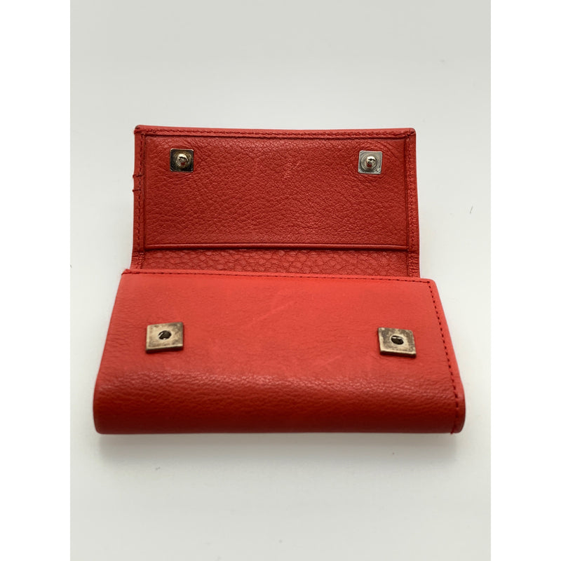 Salvatore Ferragamo/Key Case/RED/Leather/Plain