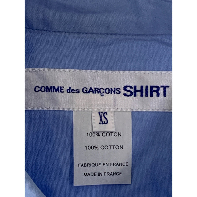 COMME des GARCONS SHIRT/SS Shirt/XS/BLU/Cotton/Plain