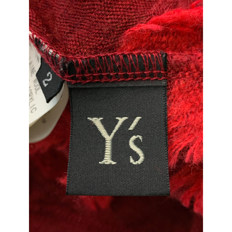 Ys/LS T-Shirt/2/RED/Wool/Polka dot
