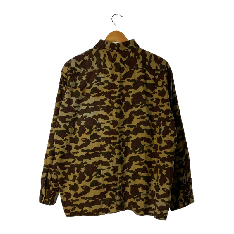 A BATHING APE/LS Shirt/M/CML/Cotton/Camouflage
