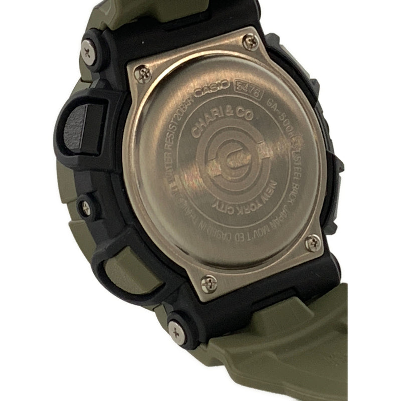 CASIO/Quartz Watch/BLK/Rubber/Analog|Digital/GA-500K-3AJR