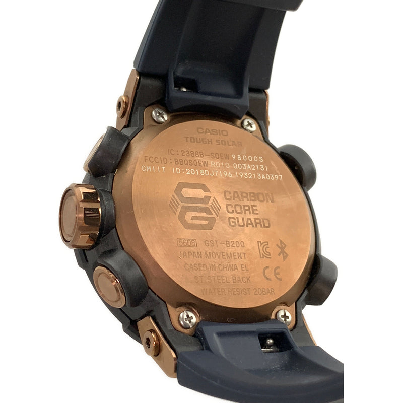 CASIO/Solar Watch/NVY/Rubber/Analog|Digital/GST-B200G-2AJF