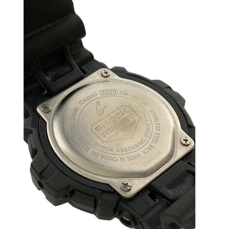 CASIO/Solar Watch/BLK/Rubber/Digital/GW-8900A-1JF