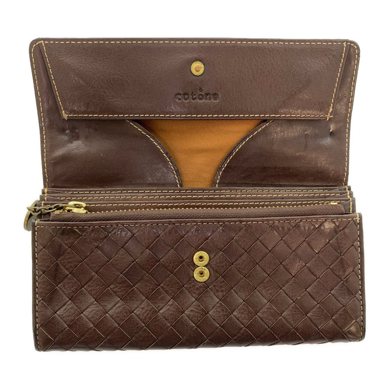cotone/Long Wallet/BRW/Leather