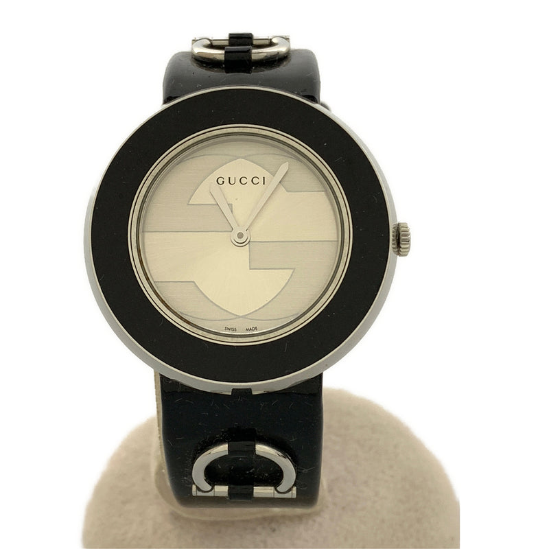 GUCCI/Quartz Watch/WHT/Leather/Analog/129.4