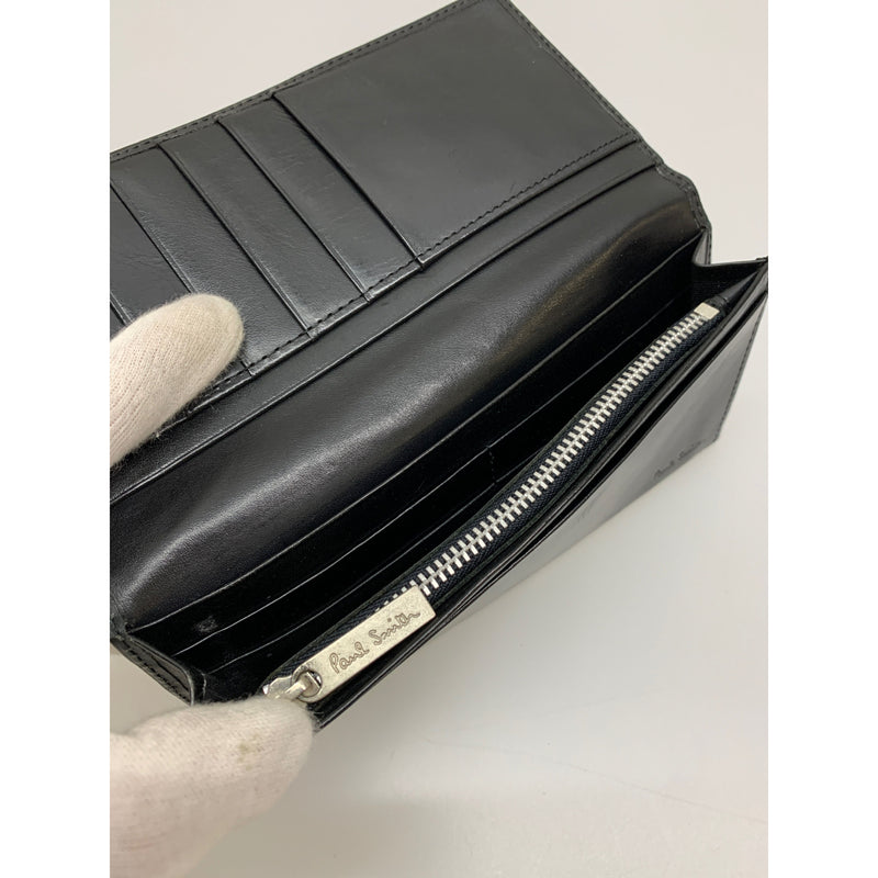 Paul Smith/Long Wallet/BLK/Leather