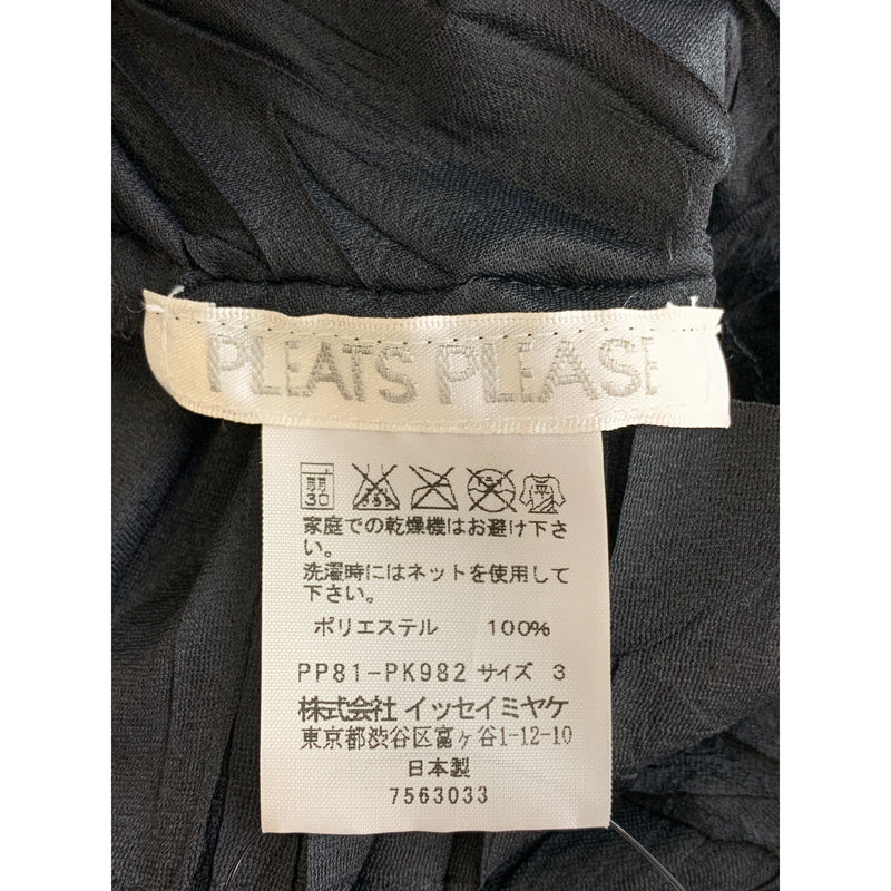 PLEATS PLEASE ISSEY MIYAKE/Tops/BLK/Polyester