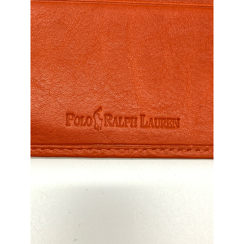 POLO RALPH LAUREN/Bifold Wallet/ORN/Leather