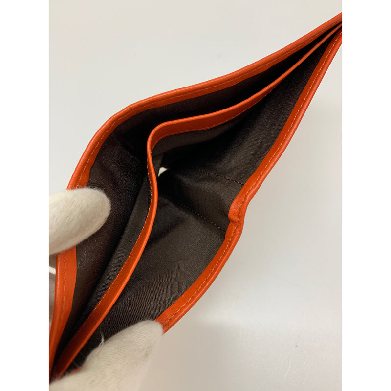 POLO RALPH LAUREN/Bifold Wallet/ORN/Leather