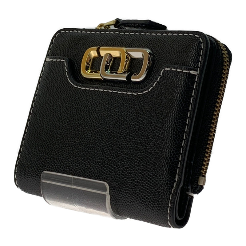 THE MARC JACOBS/Bifold Wallet/BLK/Leather/Plain