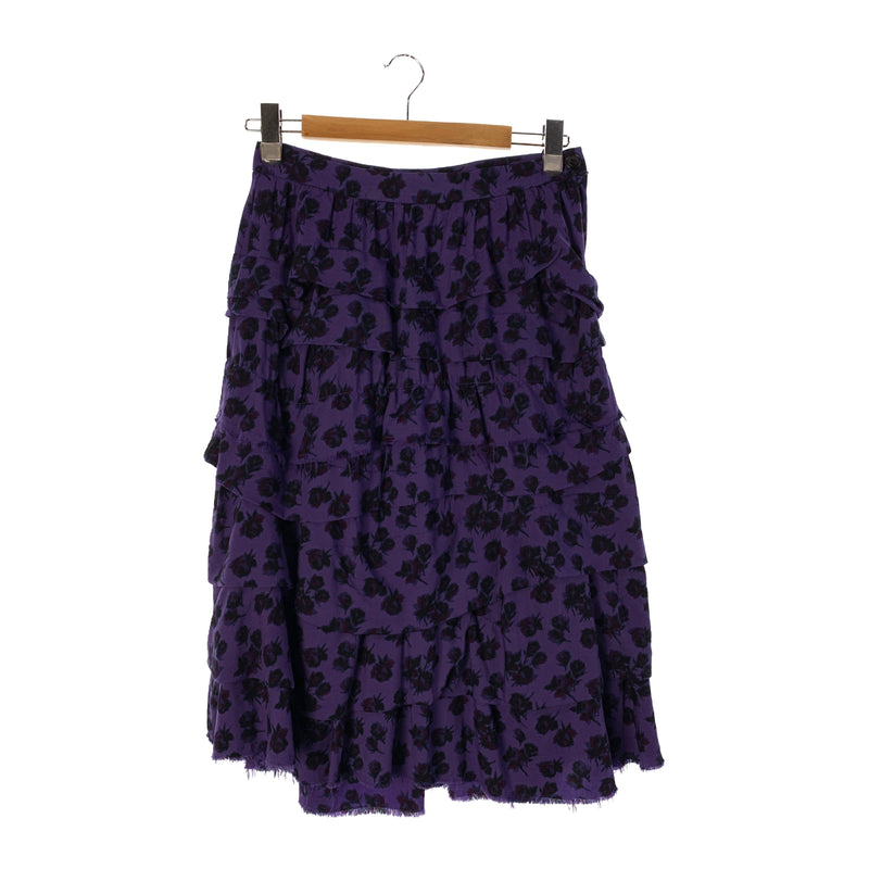 tricot COMME des GARCONS/Skirt/PPL/Wool/Floral Pattern