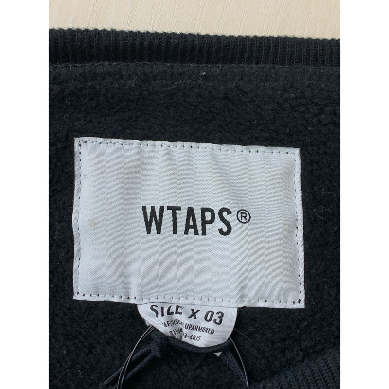 WTAPS/Sweatshirt/3/BLK/Cotton
