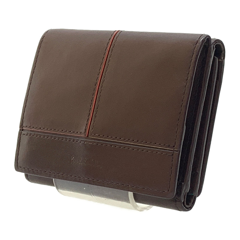 Paul Smith/Trifold Wallet/BRW/Leather
