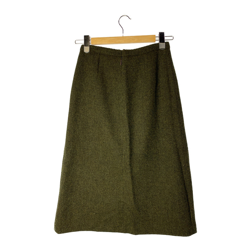 A.P.C./Skirt/S/GRN/Wool/Plain