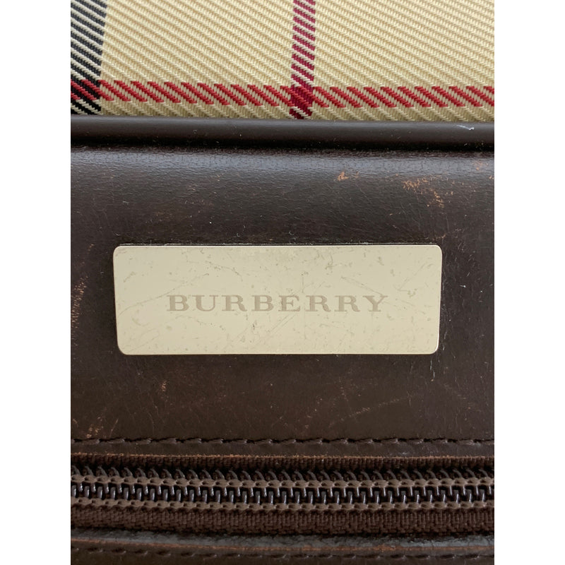 BURBERRY/Luggage/BEG/Canvas