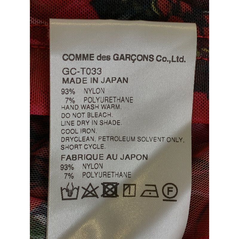 COMME des GARCONS/T&B Set/L/RED/Nylon/All Over Print