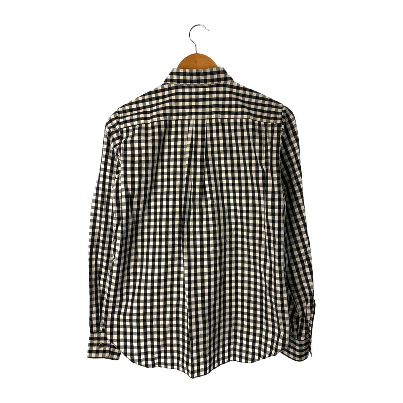 BLACK COMME des GARCONS/LS Shirt/S/BLK/Cotton/All Over Print