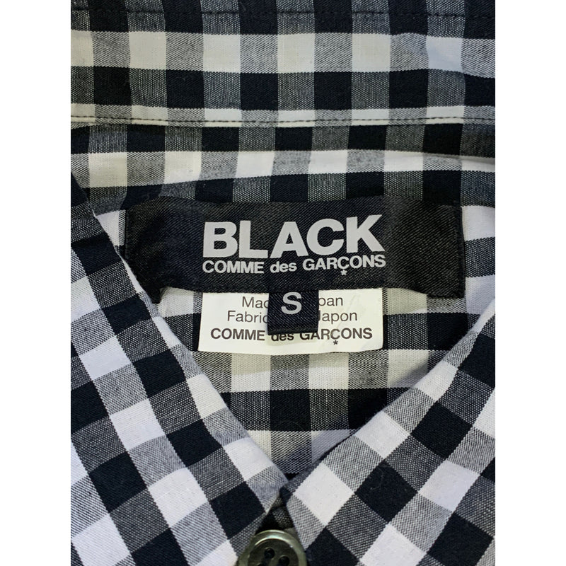 BLACK COMME des GARCONS/LS Shirt/S/BLK/Cotton/All Over Print