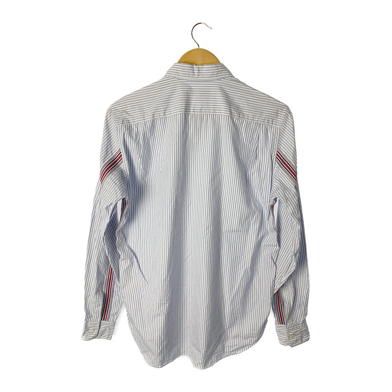 COMME des GARCONS HOMME/LS Shirt/XS/BLU/Cotton/Stripe