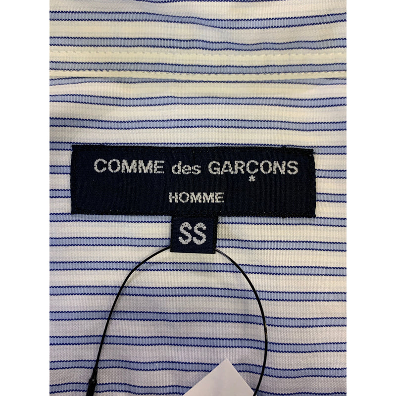COMME des GARCONS HOMME/LS Shirt/XS/BLU/Cotton/Stripe