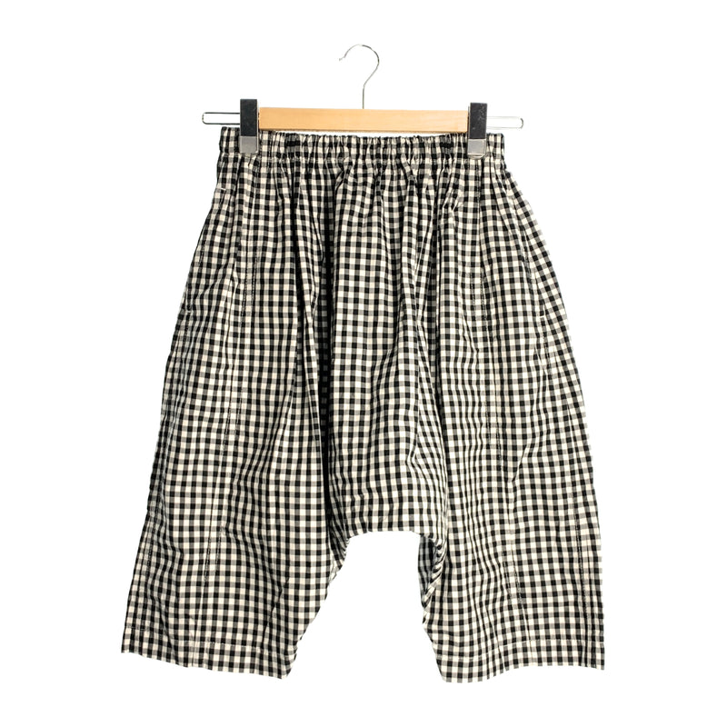 tricot COMME des GARCONS/Sarouel Pants/Cotton/Gingham Check