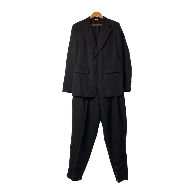 COMME des GARCONS HOMME DEUX/T&B Set/L/NVY/Wool/Plaid – 2nd STREET USA