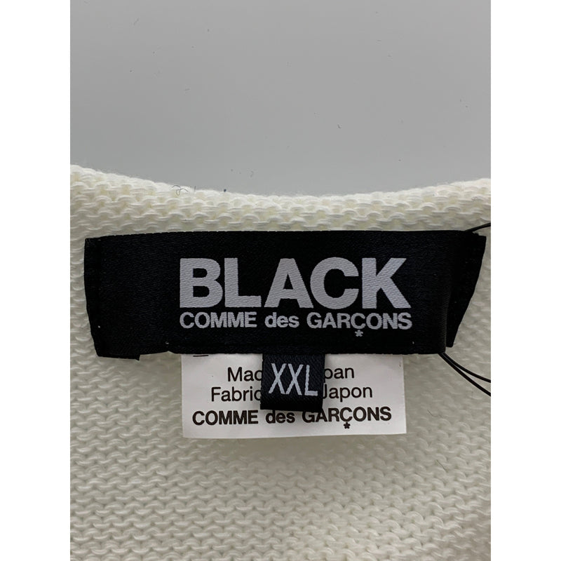 BLACK COMME des GARCONS/Heavy Sweater/XXL/WHT/Acrylic/Plain