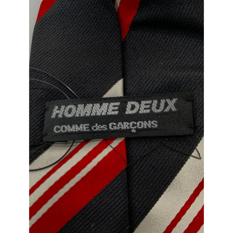 COMME des GARCONS HOMME DEUX/Tie/BLK/Stripe