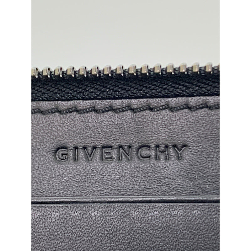 GIVENCHY/Long Wallet/BLK/Leather
