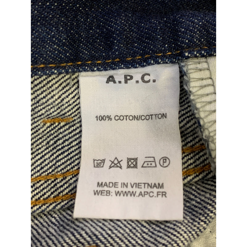 A.P.C./Skinny Pants/27/NVY/Cotton