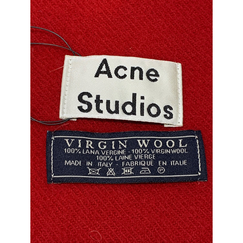 Acne Studios(Acne)/Muffler Scarf/RED/Wool/Plain