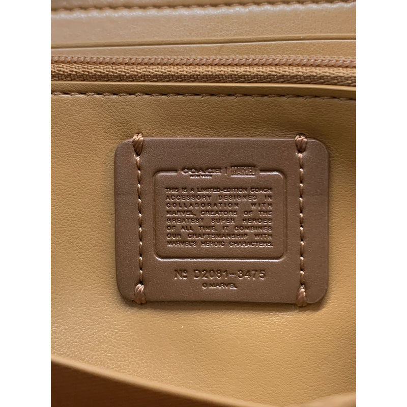 COACH/Long Wallet/WHT/Leather